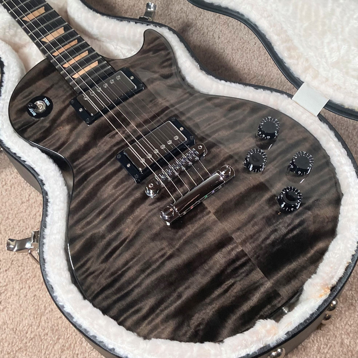2009 Gibson Les Paul Frankenstein Quilt Top – Carrera Guitar